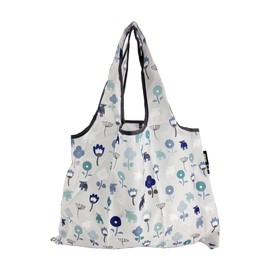 moz Moz Shopping Bag, Eco Bag, Foldable, Compact, Lightweight, 2 Way, Wide Gusset, Large, Large Capacity, Women's, Bento Box, Convenience Store, Shoulder Bag, Scandinavian Style, Cute