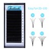 FADLASH Volume Lash Extensions, DD Curl 16mm Easy Fan Volume