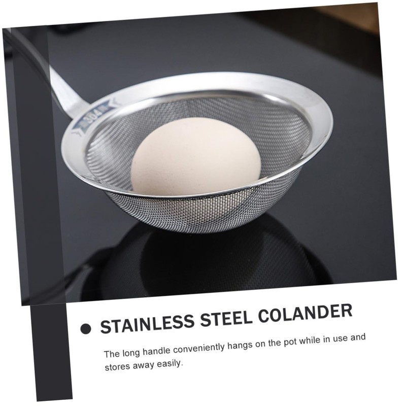 CIYODO Stainless Steel Strainer Spoon Kitchen Utensils Food Strainer Colander
