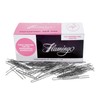 Flamingo Hair Pins 1-3/4" (Silver)