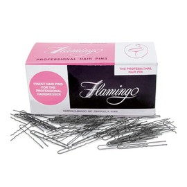 Flamingo Hair Pins 1-3/4" (Silver)