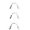 PERFFITT Clear Transparent ABS Rubber Silicon Conjoined Saddle Anti-Slip Nose