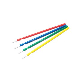 Easyinsmile Dental Disposable Micro Brush Multi-Purpose Bendable Tips Applicators Assorted 4 Color 100pcs