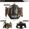J-HARK Airsoft Mask Face Guard with Ear Protection Mesh Metal
