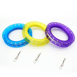 Kaiciuss 3 Pack Kite String Hoop for Kids, Kite Spool Set for Boys & Girls, Kite Handle Kit with 300 Feet Line for Each Kite Reel Winder