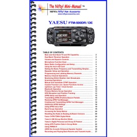 Yaesu FTM-500DR / DE Mini-Manual by Nifty Accessories