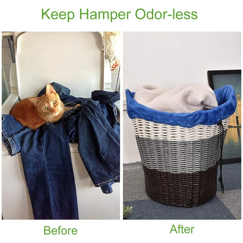 OTraki Laundry Bag Travel Dirty Laundry Hamper with Drawstring Closure,