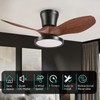 ocioc Quiet Ceiling Fan with LED Light DC motor 32