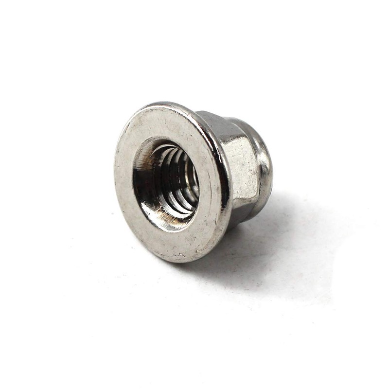 M5 Nylon Lock Nut 304 Stainless Steel Flange Nut Inserts