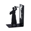Balvi - Psycho decorative metal bookend in black colour. Original design