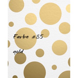 WANDfee Wall Sticker Dots I Gold I Wall Sticker Children's Room Girl Boy