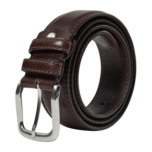 PHILIPSONS Premium Genuine Leather Denim Belt for Men, 35-40 mm