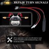 Figpade 4PCS Motorcycle Load Resistors LED Turn Signal,LED Resistor Turn