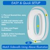 3FT Mosaic Balloon Frame Number 0 Pre-Cut Kit Thick Foam