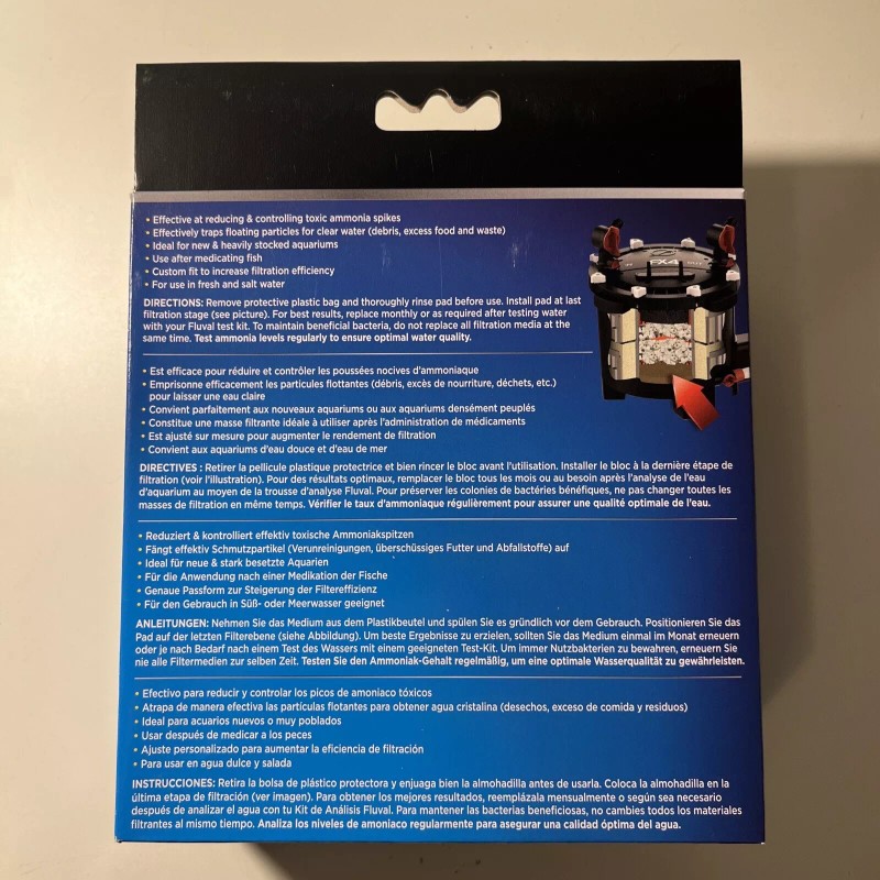 Fluval RA FLUVAL FX4/FX5/FX6 Ammonia Remover Pad - 3 pk