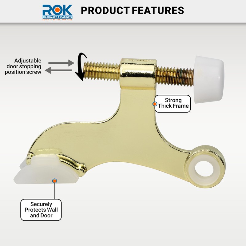 10 Pack Rok Hardware Adjustable Heavy Duty Hinge Pin Door