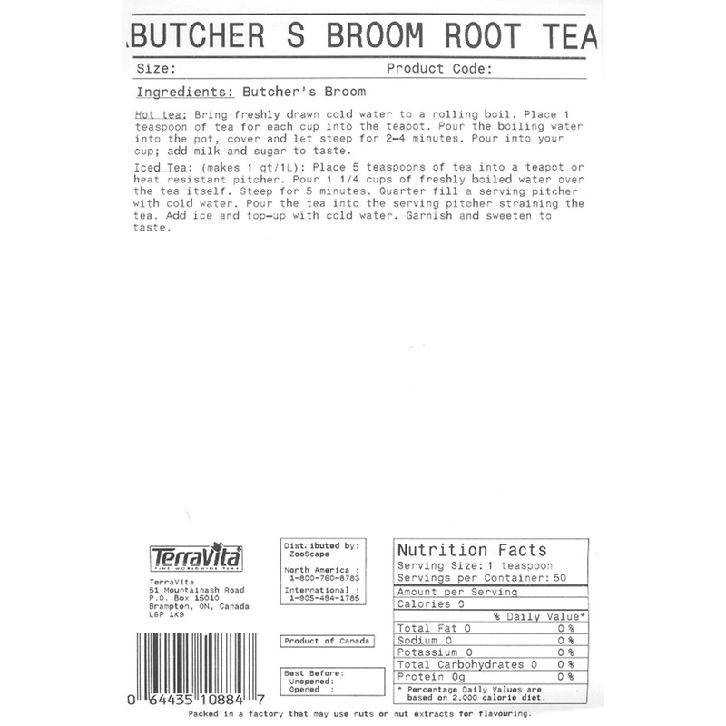 Butcher's Broom Root Tea (Loose) (4 oz, ZIN: 510883)