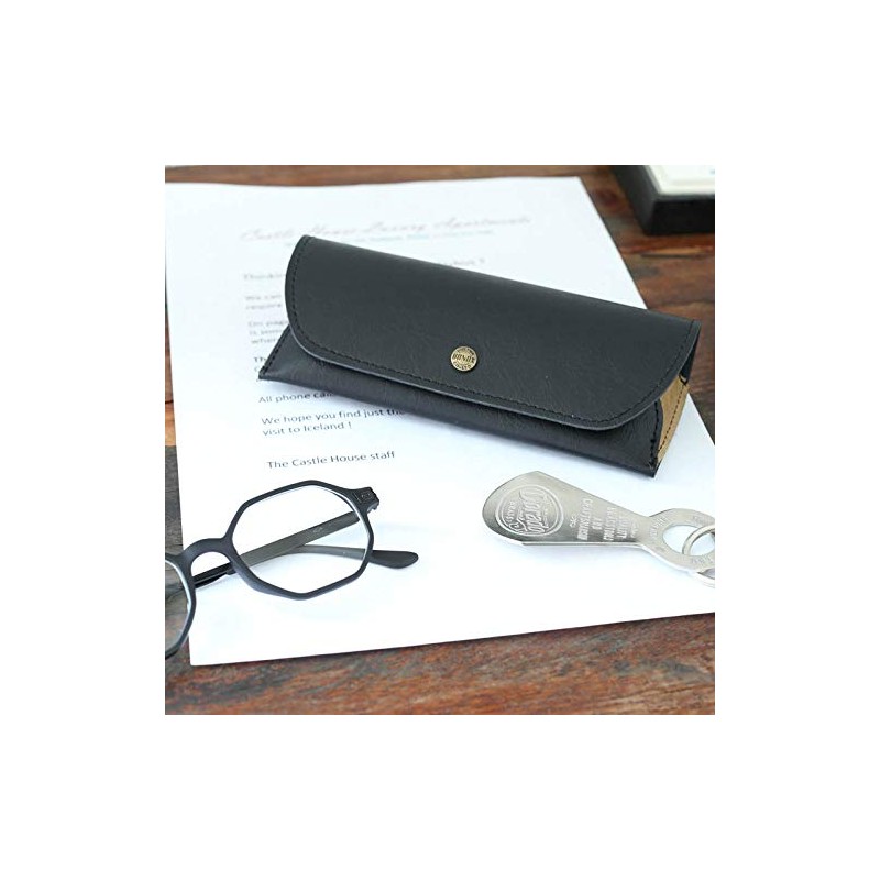 Dulton Glasses Case, Caravan, Black, Height 3.0 x Width 6.7