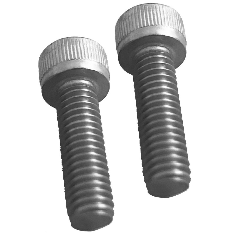 Pair of Replacement Screws for Fuel Wheels Black Center Cap