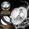 Garbage Disposal Splash Guard with Sink Drain Stopper Cover, Stainless