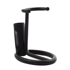 Golddachs Shaving Brush and Apparatus Holder Metal Matt Black