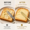 Stainless Steel Butter Spreader Knife for Toast – Multi-Use Jam,
