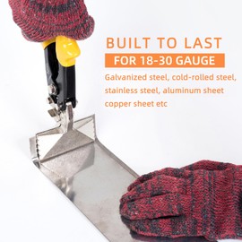 PLATATO 3 Inch Hand Seamers Sheet Metal Bender Tools for Bending, Seaming and Straightening 18-30 Gauge Sheet Metal, Duckbill Pliers for HVAC Work, Duct Work, DIY and Repair Projects