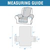 H.VERSAILTEX 100% Waterproof Recliner Chair Covers 1-Piece Reversible Recliner Covers