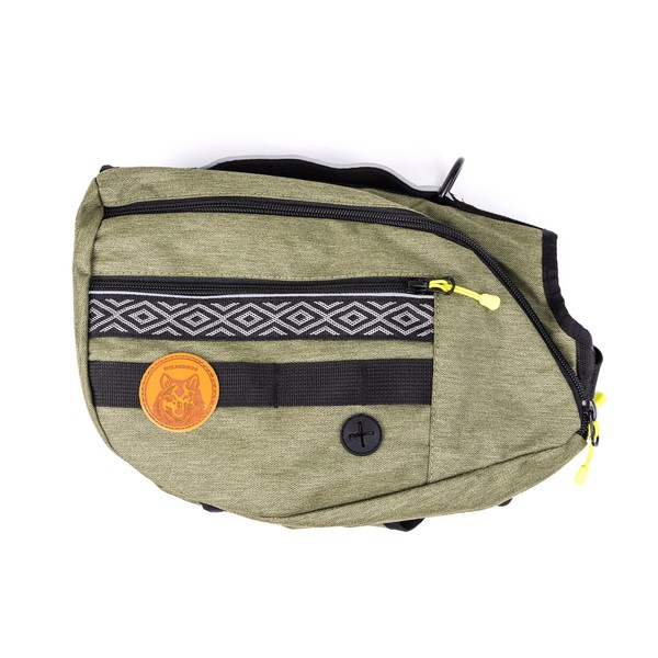 Wilderdog Dog Backpack with Built in Harness and Back-Mounted D-Ring