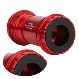 Bottom Bracket Bike Bottom Bracket BB30 for 68/73mm φ42mm Frame Shell Alloy Material Screw Design φ24/24mm Crankset for Slams (Red)
