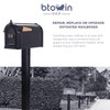 Btowin VCF 43 inch Metal Mailbox Post, Heavy Duty Steel