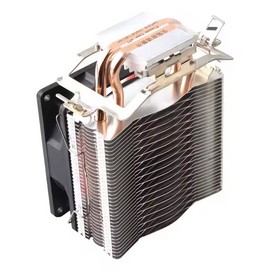 Retro Reflow 90MM Blue Copper Heat Pipe CPU Cooler, Universal fit LGA775, 115x, AMD AM2...