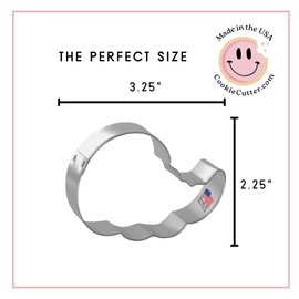 Cornucopia Cookie Cutter 3.25 Inch - Made in the USA – Foose Cookie Cutters Tin Plated Steel Cornucopia Cookie Mold