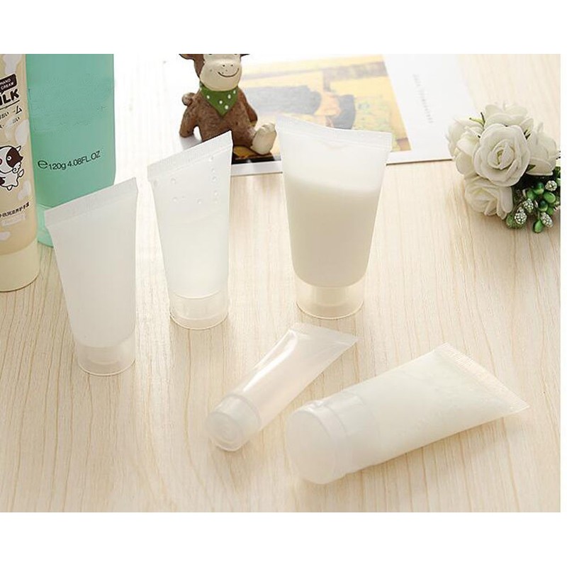 24pcs 5ml/10ml/15ml/20ml/30ml Empty Refill Clear Plastic Travel Cosmetic Makeup Soft