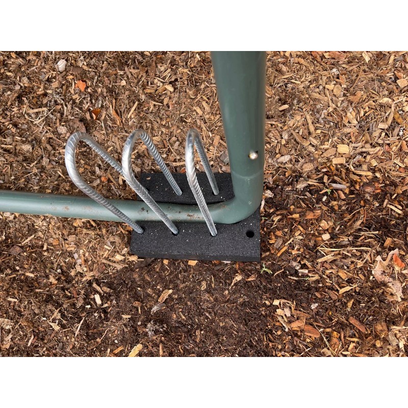 Level Dry Trampoline anchors and leveling System Starter Set 1