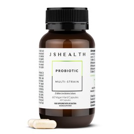 JSHealth JSHealth Vitamins Gut Health and Immunity Formula | Probiotics for Women and Men | Shelf Stable Probiotic Supplement for Digestive Health and Immune Support (60)