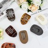 8 Pcs Hair Claw Clips, Flat Hair Clips Women Curved