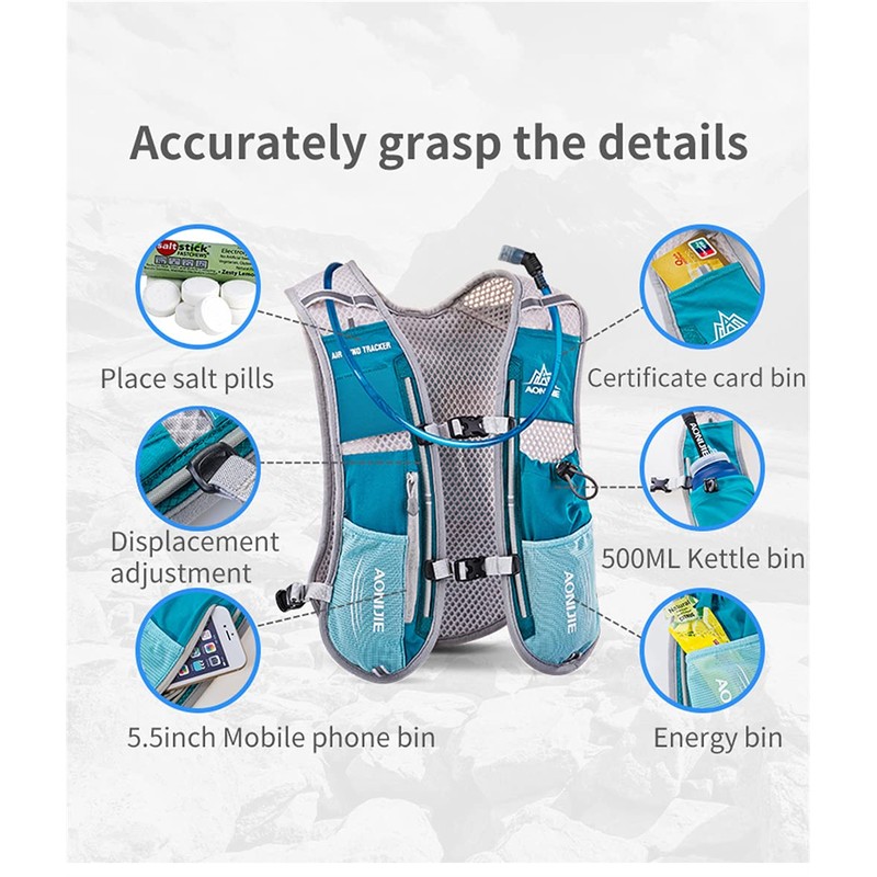 LOVARTS BEAUTY Running Backpack Hydration Backpack 5L Lightweight Running Backpack
