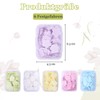 6 Boxes Soap Sheets, 6 Fragrances Flower Boxes, 600 Pieces