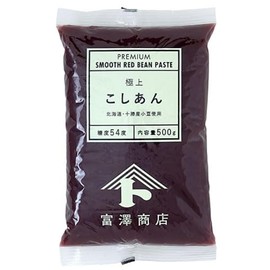Fuzawa Shoten Premium Koshian, 17.6 oz (500 g) (Produced in Tokachi, Japan, Additive-free, Smooth, Japanese Confectionery Ingredients)