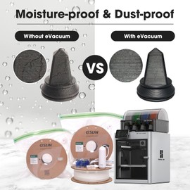 eSUN 3D Printing Filament Electronic Vacuum Storage Kit Pro 2, Spool Storage Sealing Bags Dust Proof Humidity Resistant for Keeping Filament Dry, 10 Vaccum Bags/Kit