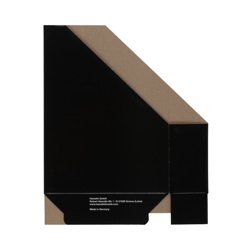 LANDRÉ Magazine File A4 Sturdy Cardboard 7cm Wide Black Pack