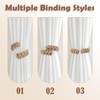 4-Piece Curtain Ties, Curtain Tie Backs Rope with Rustic Charm,