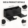 Wall-Mounted Hair Dryer Holder for Bathroom Storage – No-Drill Organizer