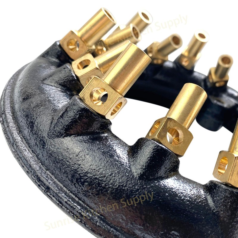 Sunrise Kitchen Supply 16 Tip Natural Gas Jet Burner with