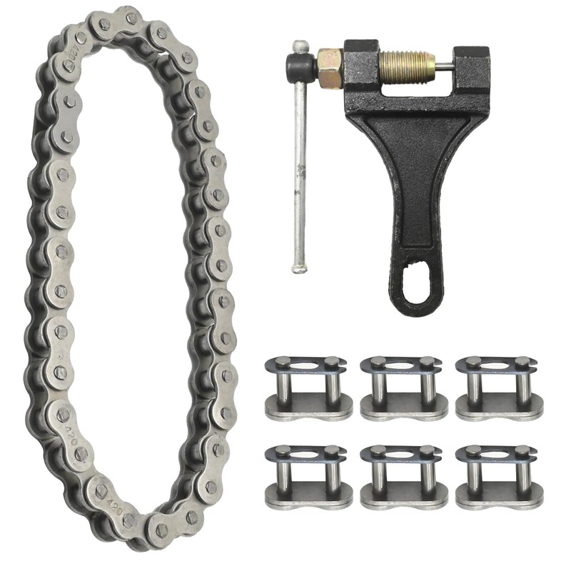 Zreneyfex 25310-400001-0000 420 Chain 32 Links 420 Chain Master Link