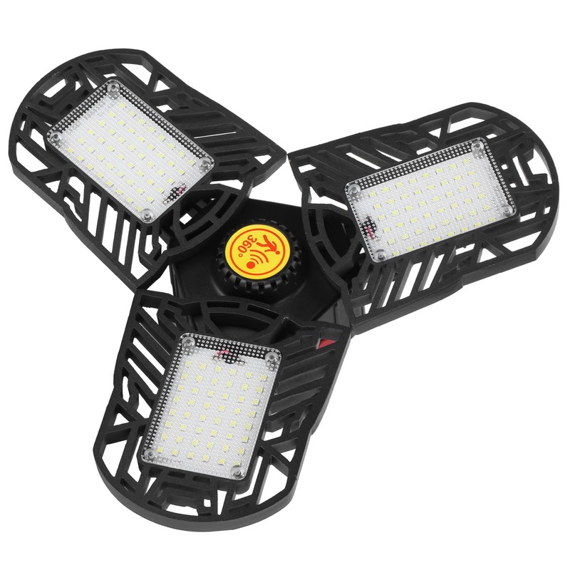 E27/E26/B22 LED Folding Garage Light 60W Radar Light Sensation Deformable