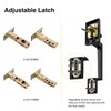Brightify Black Front Door Handle, Matte Black Exterior Door Handle