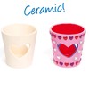 Ceramic Heart Tealight Holders for Kids to Paint & Decorate