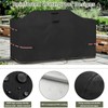 Bitubi 86 Inch Island Grill Cover - 600D Heavy Duty